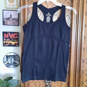 Jockey Tech Racerback Compression Tank Top/ Base Layer - Black, Size S